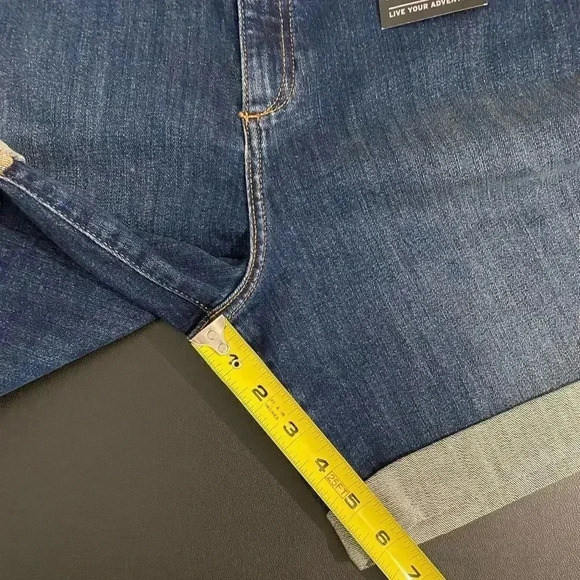 New Eddie Bauer Boyfriend Jean Shorts Plus Size Stretch - Picture 9 of 11